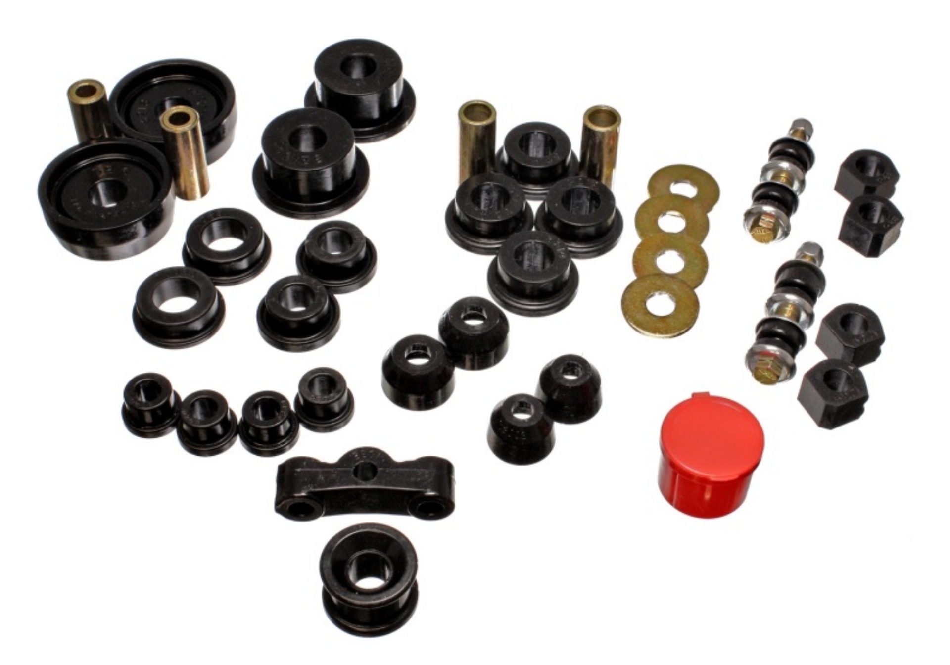 Picture of Energy Suspension 84-87 Honda Civic-CRX Black Hyper-Flex Master Bushing Set