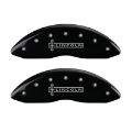 Picture of MGP 4 Caliper Covers Engraved Front & Rear Lincoln Black finish silver ch