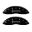 Picture of MGP 4 Caliper Covers Engraved Front & Rear Lincoln Black finish silver ch