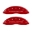 Picture of MGP 4 Caliper Covers Engraved Front & Rear C7-Corvette Red finish silver ch