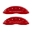 Picture of MGP 4 Caliper Covers Engraved Front & Rear Stingray Red finish silver ch