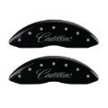 Picture of MGP 4 Caliper Covers Engraved Front Cursive-Cadillac Engraved Rear CTS4 Black finish silver ch