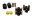 Picture of Energy Suspension 99-00 Honda Civic Si Black Front Control Arm Bushing Set