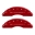 Picture of MGP 4 Caliper Covers Engraved Front & Rear Stingray Red finish silver ch