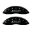 Picture of MGP 4 Caliper Covers Engraved Front & Rear Gen 5-SS Black finish silver ch