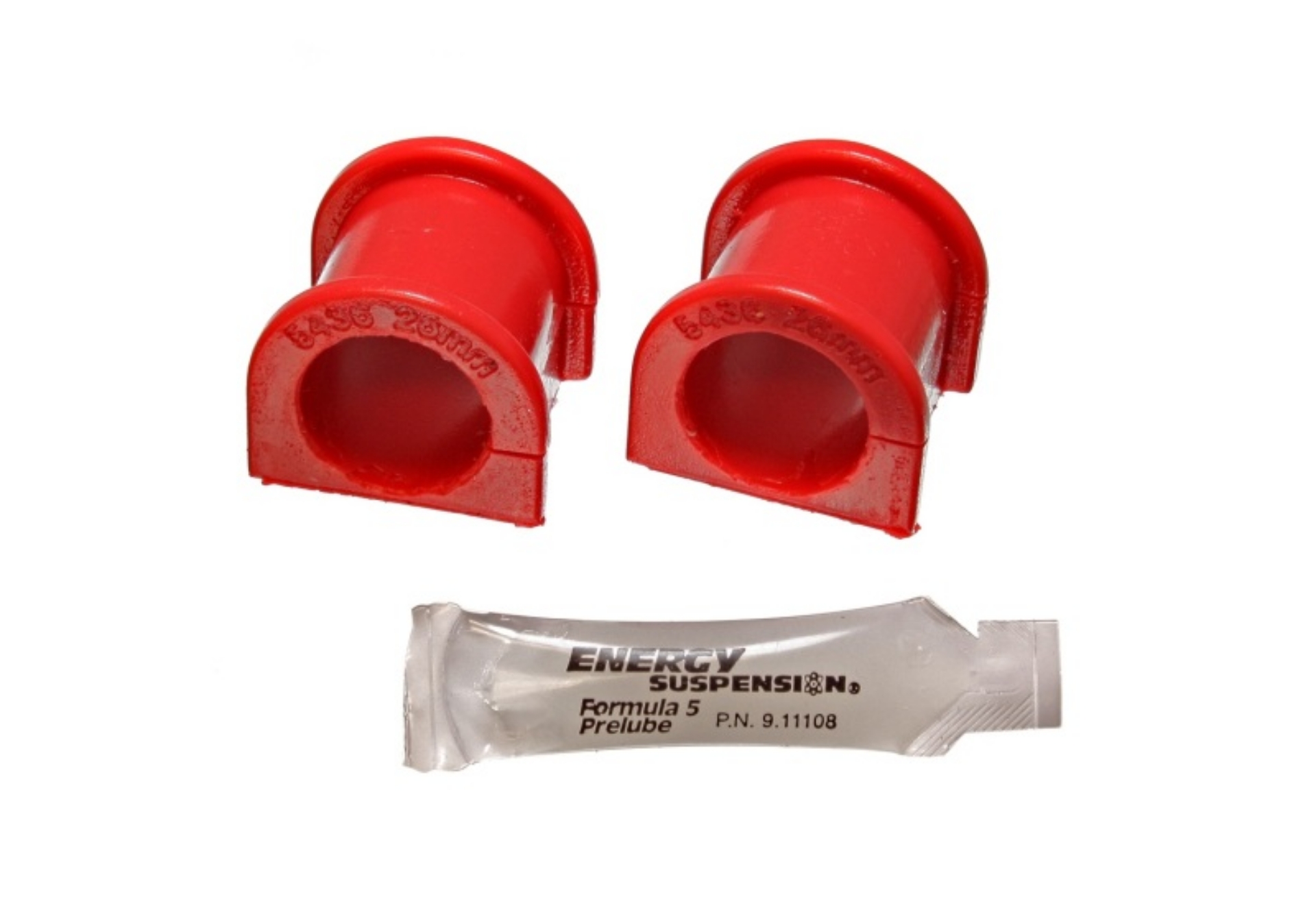 Picture of Energy Suspension 99-00 Honda Civic Si Red 26mm Front Sway Bar Bushings