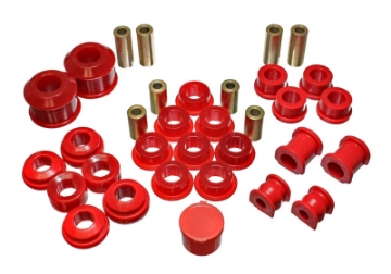 Picture of Energy Suspension 02-05 Honda Civic Si Red Hyper-Flex Master Bushing Set