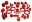 Picture of Energy Suspension 99-00 Honda Civic Si Red Hyper-Flex Master Bushing Set