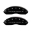 Picture of MGP 4 Caliper Covers Engraved Front 2015-Mustang Engraved Rear 2015-37 Black finish silver ch
