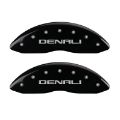 Picture of MGP 4 Caliper Covers Engraved Front & Rear Denali Black finish silver ch