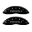 Picture of MGP 4 Caliper Covers Engraved Front & Rear Denali Black finish silver ch