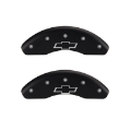 Picture of MGP 4 Caliper Covers Engraved Front & Rear MGP Red finish silver ch