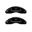 Picture of MGP 4 Caliper Covers Engraved Front & Rear Style 1-Chrysler Wing Black finish silver ch