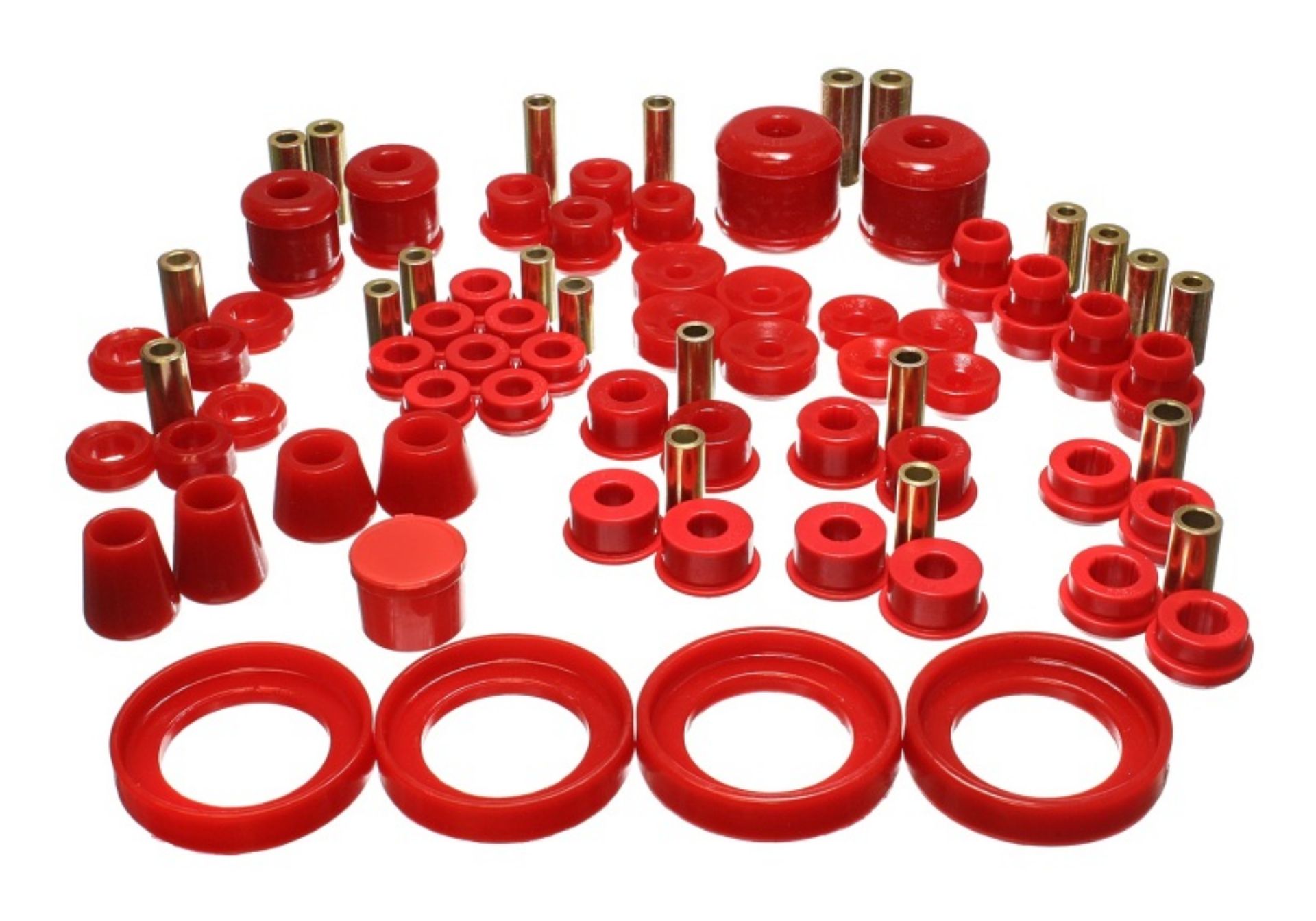 Picture of Energy Suspension 97-01 Honda Prelude Type SH only Red Hyper-Flex Master Bushing Set