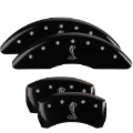 Picture of MGP 4 Caliper Covers Engraved Front & Rear Tiffany Snake Black finish silver ch