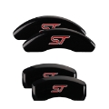 Picture of MGP 4 Caliper Covers Engraved Front & Rear MGP Black finish silver ch