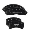 Picture of MGP 4 Caliper Covers Engraved Front 2015-Mustang Engraved Rear 2015-GT Black finish silver ch