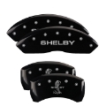 Picture of MGP 4 Caliper Covers Engraved Front 2015-Mustang Engraved Rear 2015-GT Yellow finish black ch