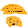 Picture of MGP 4 Caliper Covers Engraved Front & Rear Tiffany Snake Red finish silver ch