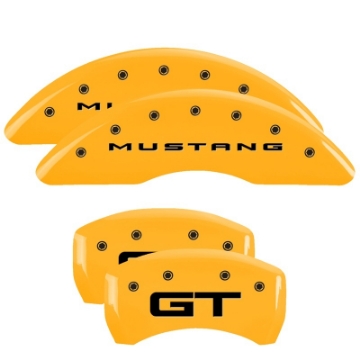 Picture of MGP 4 Caliper Covers Engraved Front & Rear Tiffany Snake Red finish silver ch