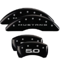 Picture of MGP 4 Caliper Covers Engraved Front & Rear Tiffany Snake Yellow finish black ch