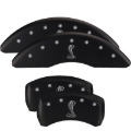 Picture of MGP Rear set 2 Caliper Covers Engraved Rear 2015-GT Black finish silver ch