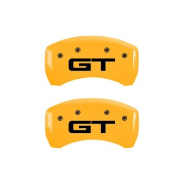 Picture of MGP Rear set 2 Caliper Covers Engraved Rear 2015-GT Yellow finish black ch
