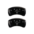 Picture of MGP Rear set 2 Caliper Covers Engraved Rear 2015-Bar & Pony Black finish silver ch