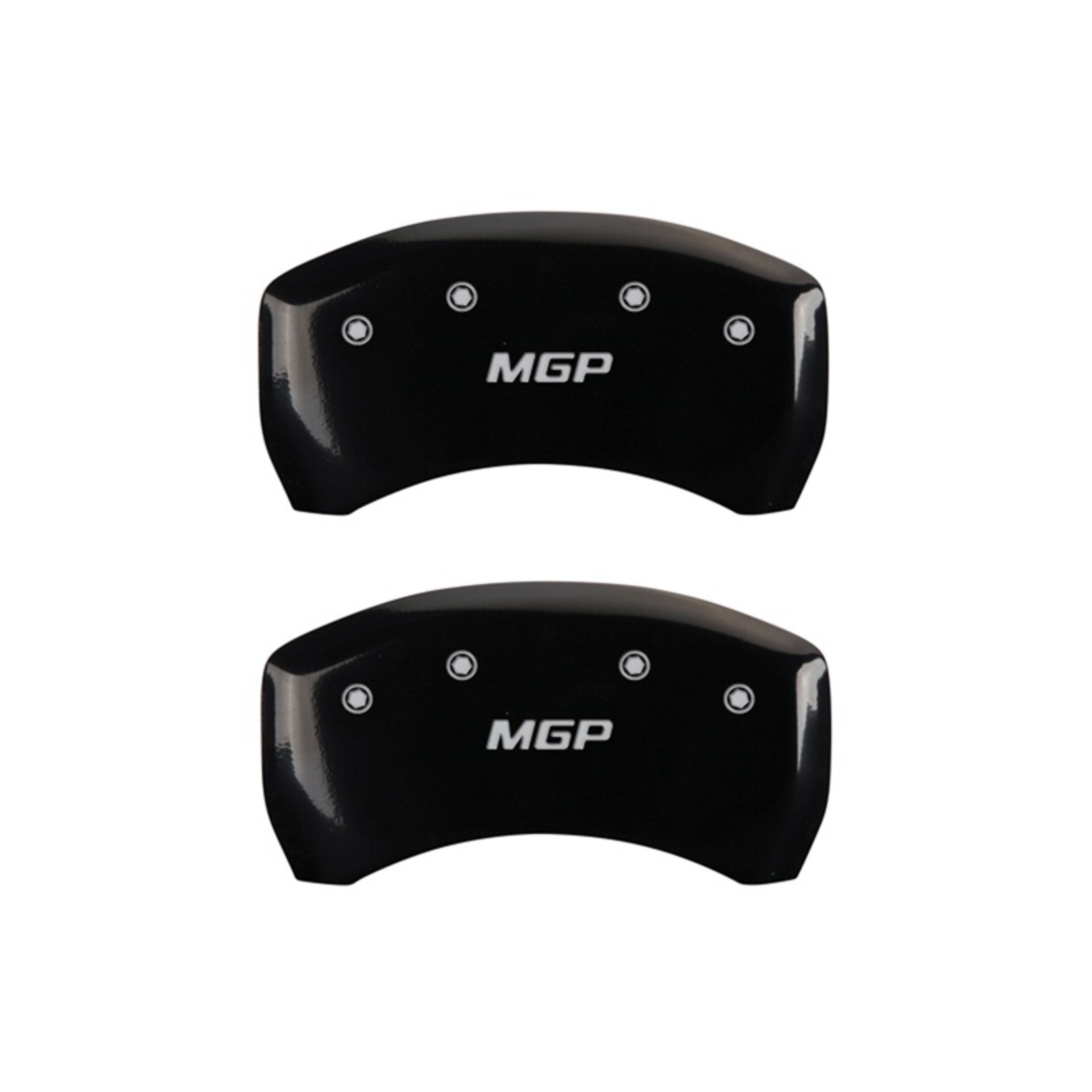 Picture of MGP Rear set 2 Caliper Covers Engraved Rear MGP Black finish silver ch