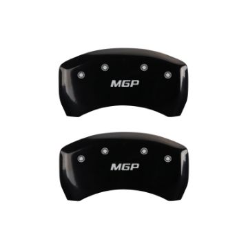 Picture of MGP Rear set 2 Caliper Covers Engraved Rear MGP Black finish silver ch