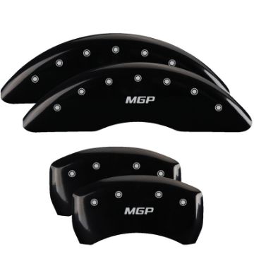 Picture of MGP Rear set 2 Caliper Covers Engraved Rear MGP Yellow finish black ch