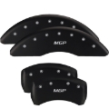 Picture of MGP Rear set 2 Caliper Covers Engraved Rear Tiffany Snake Black finish silver ch