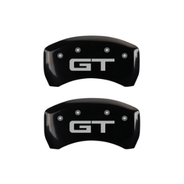 Picture of MGP 4 Caliper Covers Engraved Front & Rear MGP Yellow finish black ch