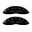 Picture of MGP 4 Caliper Covers Engraved Front & Rear Block-Challenger Black finish silver ch