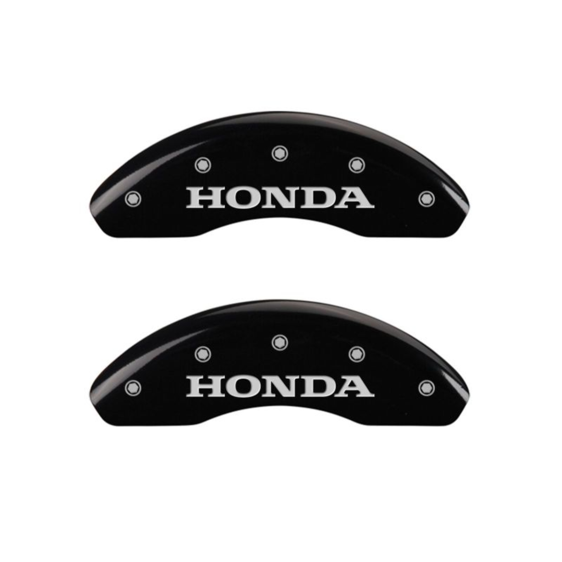 Picture of MGP 4 Caliper Covers Engraved Front Honda Engraved Rear HR-V Black finish silver ch