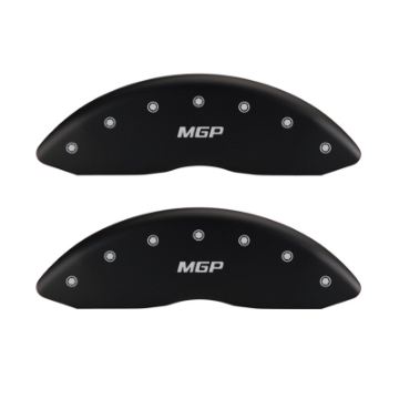 Picture of MGP 4 Caliper Covers Engraved Front & Rear Volt Red finish silver ch