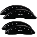 Picture of MGP 4 Caliper Covers Engraved Front & Rear Oval logo-Ford Black finish silver ch