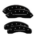 Picture of MGP 4 Caliper Covers Engraved Front & Rear Gen 5-Camaro Black finish silver ch