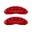 Picture of MGP 4 Caliper Covers Engraved Front Gen 5-Camaro Engraved Rear Gen 5-RS Red finish silver ch