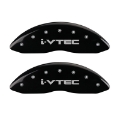 Picture of MGP 4 Caliper Covers Engraved Front & Rear i-Vtec Black finish silver ch
