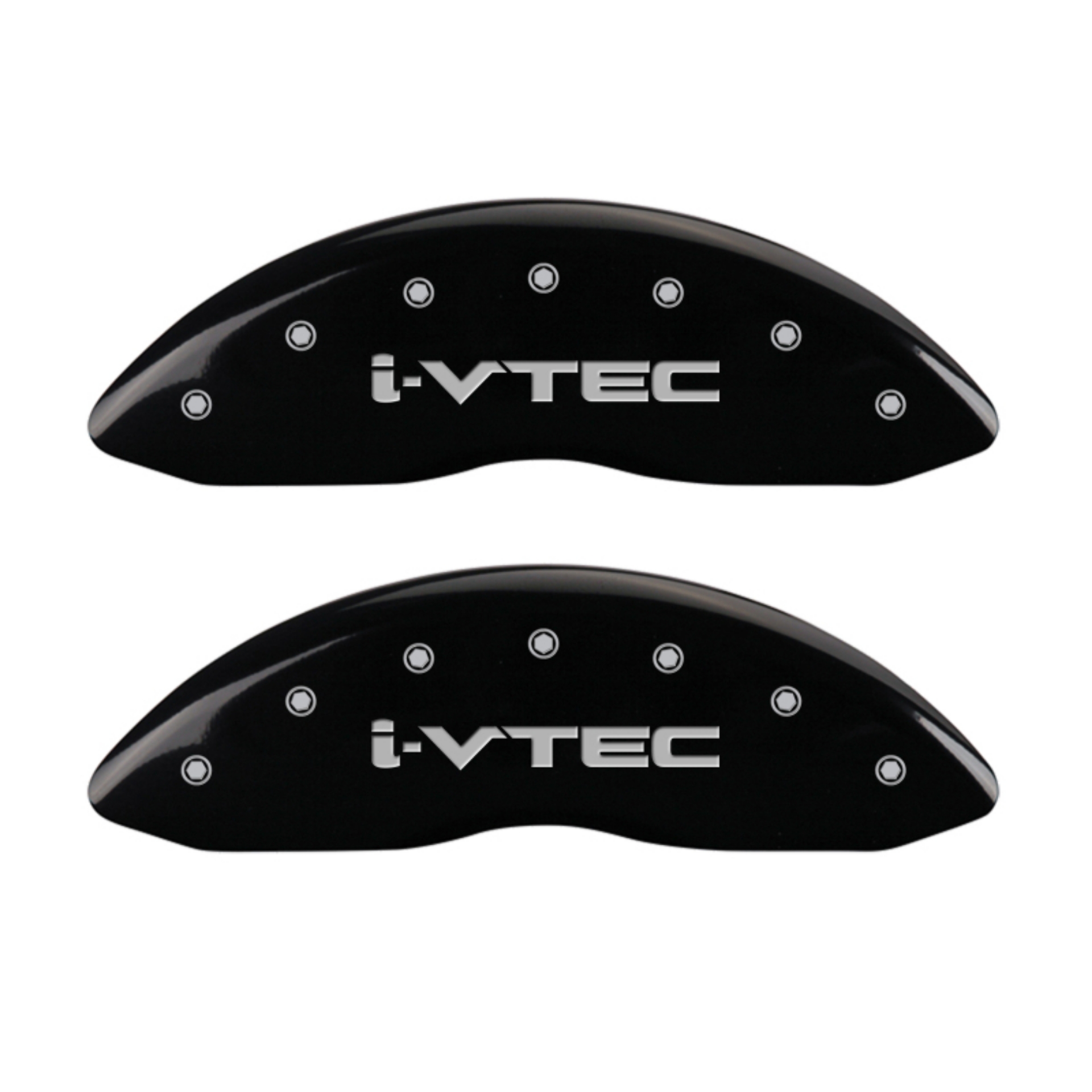 Picture of MGP 4 Caliper Covers Engraved Front & Rear i-Vtec Black finish silver ch