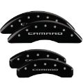 Picture of MGP 4 Caliper Covers Engraved Front & Rear Gen 5-Camaro Black finish silver ch