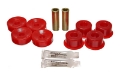 Picture of Energy Suspension 92-01 Prelude Red Rear Shock Upper and Lower Bushing Set