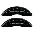 Picture of MGP 4 Caliper Covers Engraved Front Gen 5-Camaro Engraved Rear Gen 5-SS Black finish silver ch