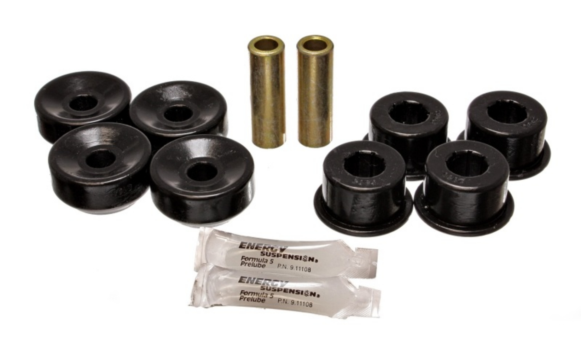 Picture of Energy Suspension 92-01 Prelude Black Rear Shock Upper and Lower Bushing Set