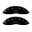 Picture of MGP 4 Caliper Covers Engraved Front & Rear Vintage Style-RT Black finish silver ch