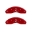 Picture of MGP 4 Caliper Covers Engraved Front & Rear Circle K-Kia Red finish silver ch