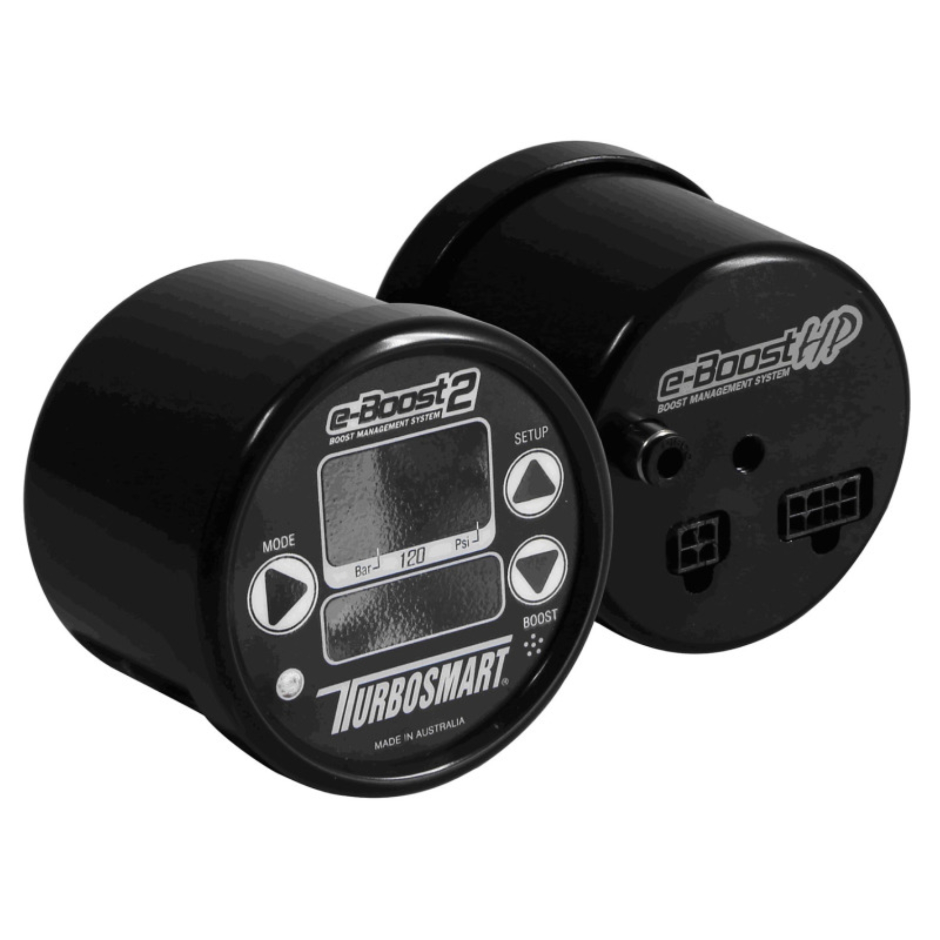 Picture of Turbosmart eBoost2 HP - 60mm Black Face-Black Bezel 120psi Boost Controller w- 4 Port Solenoid