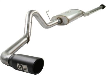 Picture of aFe MACHForce XP 3in 409SS Cat Back Exhaust w- Black Tips for 09-10 Ford F-150 V8 4-6L-5-4L