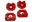Picture of Energy Suspension 92-01 Honda Red Motor Mount Inserts Manual Transmission 2 Torque Positions